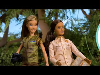 forest photoshoot surprise with barbie national geographic dolls ¦ barbie