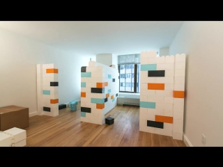 everblock apartment divider wall time lapse (lego)