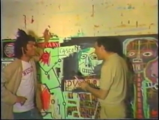 jean-michel basquiat at the fun gallery with interview